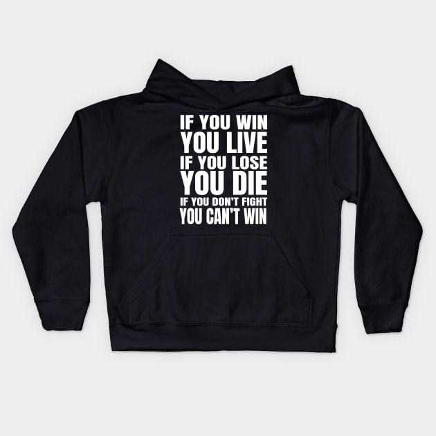 Eren Quote AOT Kids Hoodie by Altaf-Aji